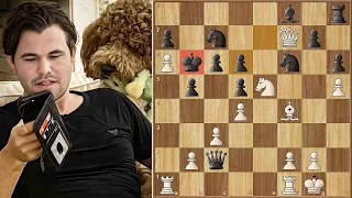 Magnus Annihilates The Caro-Kann With a Queen Sacrifice