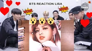 BTS Reaction Drawing BLACKPINK-  Lisa is beautiful - too much