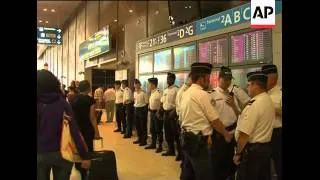 CDG airport scenes as Air France jetliner disappears en route to Paris from Rio