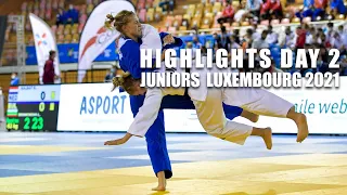 HIGHLIGHTS DAY 2 - Junior European Judo Championships - Luxembourg 2021 - Luxembourg