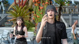 Final Fantasy XV - A Stroll For Two: Iris Amicitia & Noctis Partellum Market, power Plant & Outlook