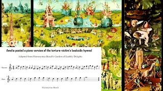 600 years old sinners' hymn hidden in Hieronymus Bosch's painting The Garden of Earthly Delights
