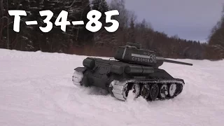 Тест-драйв и доработка танка Т-34-85 (RC Tank)