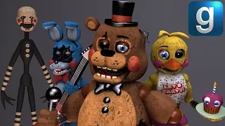 Gmod FNAF | Review | Brand New FNAF 2 Withered Toy Animatronics Pill Pack!