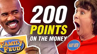 Perfect 200-point Fast Money rounds on Family Feud!