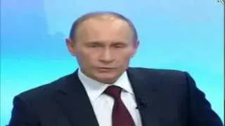 Путин поздравляет всех с новым 2014 годом!