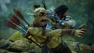 Middle Earth: Shadow of Mordor Free Roam and brutal combat Gameplay moments