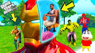 Franklin's Control IronMan Mind To Save Avengers IronMan in GTA 5 ! GTA 5 AVENGERS