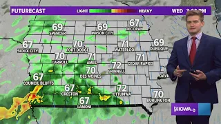 Iowa Weather Forecast: Rain chances back Wednesday, perfect end to the work week after that!