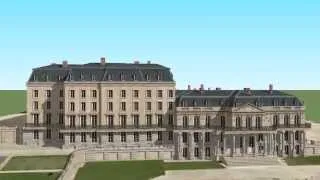 Film 3D faisant le tour du Château de Saint-Cloud