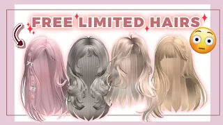 Free Cute Hairs for free☺️💗 // limited // roblox