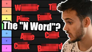 SWEAR WORDS Tier list!