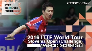 2016 Slovenia Open Highlights: Jun Mizutani vs Joo Se Hyuk (1/2)