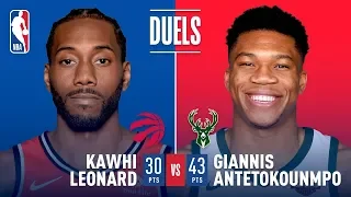 Kawhi Leonard and Giannis Antetokounmpo Duel In Milwaukee | January 5, 2019