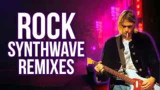 Synthwave Remixes of Popular Rock Songs | Retrowave Rock Mix