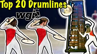 Top 20 WGI Drumline Shows of 2023!