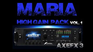 Maria highgain preset pack vol1 for Fractal Audio AxeFx 3