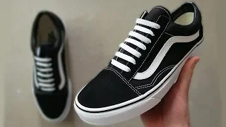 HOW TO BAR LACE VANS OLD SKOOLS (BEST WAY!)