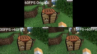 How does DAIN-App's 3D 60FPS Interpolation hold up in Minecraft?