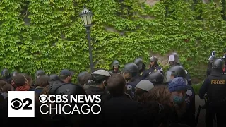 University of Chicago responds after police disband pro-Palestinian encampments