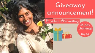 Giveaway announcement|Subha Veerapaneni|Telugu traveller|Telugu vlogs