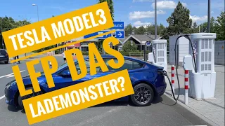 Ladekurve Tesla Model 3 LFP - DAS neue Lademonster ? 🤩 DER Hammer im Winter 🤩💪❄️! SR+ 55 kWh Akku