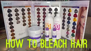 How to Bleach Hair | Full Tutorial | By Aisha Butt | Full Detailed Video