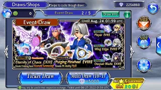 FFOO GL OMG This Banner Fujin FR Debut Caius C90 & Rework 450 Tix DISSIDIA FINAL FANTASY OPERA OMNIA