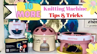 10 MORE!!! Top 10 Circular Knitting Machine Tips & Tricks you should know! #knittingmachine
