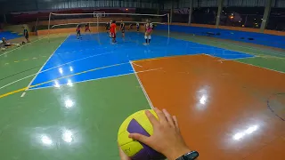 VOLEI ENTRE AMIGOS PRIMEIRA PESSOA TESTANDO CÂMERA NOVA