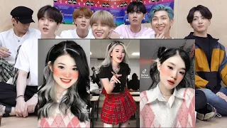 BTS REACTION Kika Kim BEST TikTok Compilation 2024 #kikakim