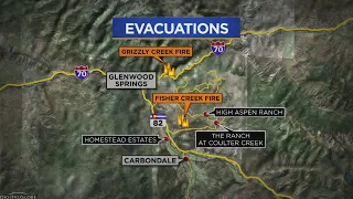 New Wildland Fire Forcing Evacuations South Of Glenwood Springs