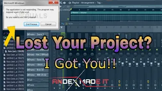 How to get Lost Projects On FL Studio