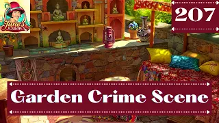 JUNE'S JOURNEY 207 | GARDEN CRIME SCENE (Hidden Object Game) *Mastered Scene*