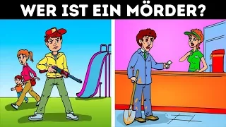 14 KRIMIRÄTSEL UND GEDANKENSPIELE, DIE DEIN GEHIRN BESCHLEUNIGEN!