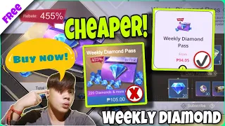 CHEAPER TIPS TO PURCHASE WEEKLY DIAMOND PASS IN MOBILE LEGENDS | Bangkawa TV