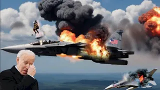 WOW!! Crazy Action of Russian Pilot Shooting Down US F-16 Fighter Plane