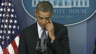 Newtown, Connecticut Shooting: Obama Tears up in Emotional Statement - ABC News