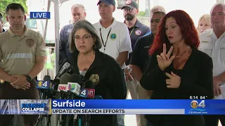 WEB EXTRA: Miami-Dade Mayor Gives Wednesday Evening Update On Surfside Condo Collapse