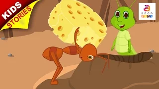 Moral Stories In English | The Ant And The Grasshopper | English Short Stories | Moral Stories