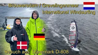 Brouwersdam Windsurfen International am Grevelingenmeer  Besuch aus Dänemark | Freestyle und Slalom