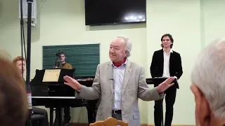 Yuri Temirkanov (1938-2023) Conducting Master-class in Moscow State Conservatory. Marth, 2019.