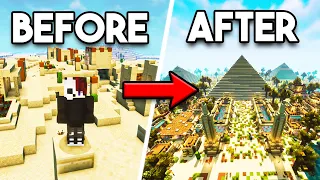 I TRANSFORMED a Desert Village into ANCIENT EGYPT…