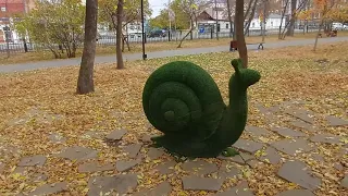 Оренбург.  Парк Перовского.  Осень...    Видео Виктор Поживин