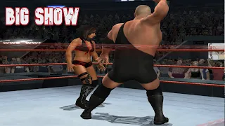 Big Show vs. Victoria | No Way Out | Last Man Standing | Mixed | WWE Smackdown! vs Raw