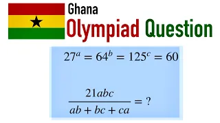 Ghana Mathematical Olympiad Question | Algebraic Math Olympiad Question solve by ​⁠@MindyourBRAIN1