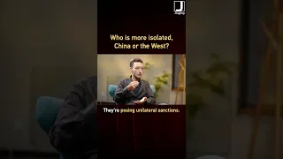 Who is more isolated, China or the West?