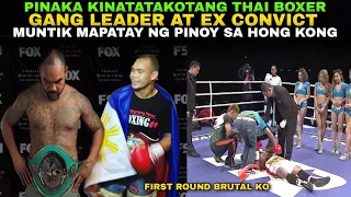 GANG LEADER AT EX CONVICT NA THAI BOXER CHAMPION MUNTIK MAPATAY NG PINOY