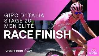 TOTAL DOMINATION 🔥 | Giro D'Italia Stage 20 Race Finish | Eurosport Cycling