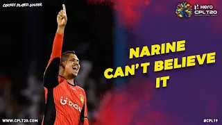 Sunil Narine can't believe it